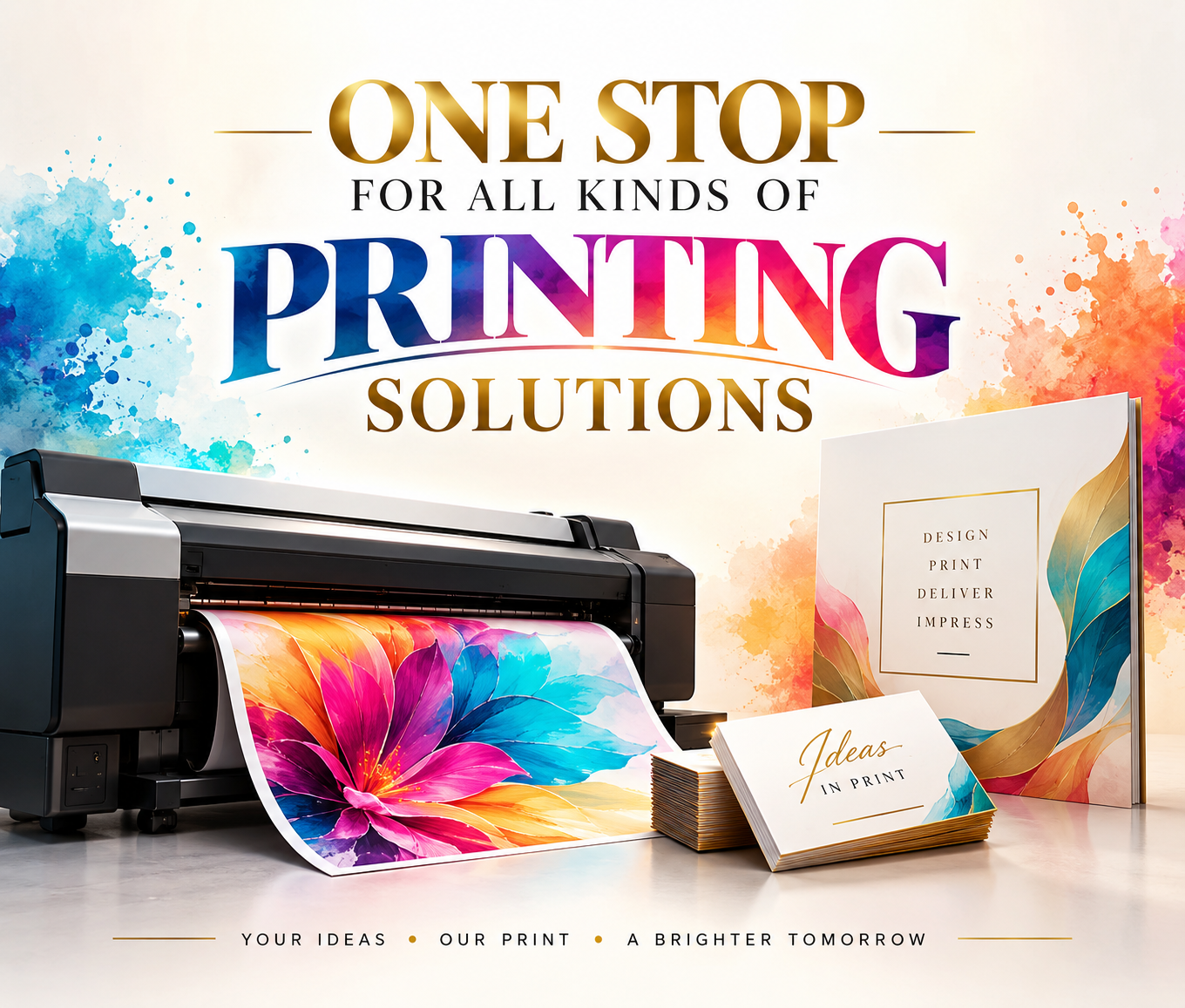 Creative Prints workshop signage